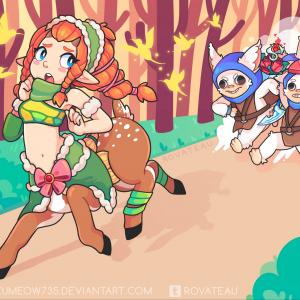 Thumbnail of Enchantress and Meepo Digital Art