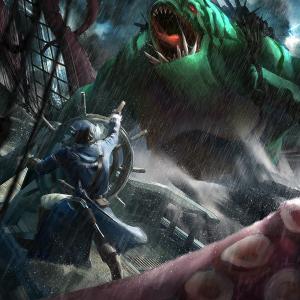 Thumbnail of Kunkka and Tidehunter Digital Art
