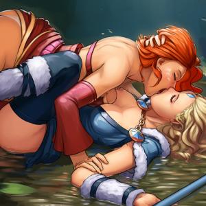 Thumbnail of Lina and Crystal Maiden Digital Art