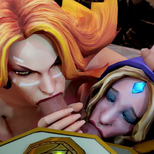 Thumbnail of Lina and Crystal Maiden SFM 3D Art porno