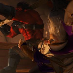 Thumbnail of Axe and Invoker Digital Art