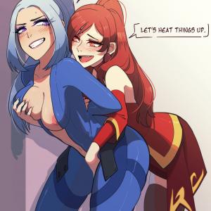 Thumbnail of Lina and Luna Digital Art naked