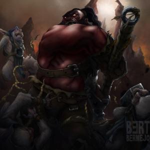 Thumbnail of Axe and Meepo Digital Art