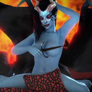 Thumbnail of Queen of Pain SFM 3D Art