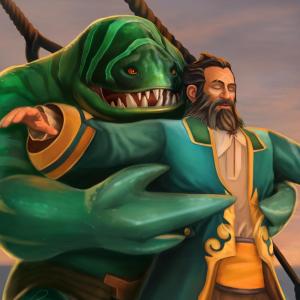 Thumbnail of Kunkka and Tidehunter Digital Art
