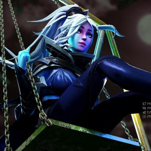 Thumbnail of Drow Ranger SFM 3D Art
