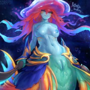 Thumbnail of Naga Siren Digital Art naked