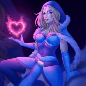 Thumbnail of Crystal Maiden Digital Art
