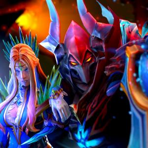 Thumbnail of Crystal Maiden and Doom Bringer SFM 3D Art