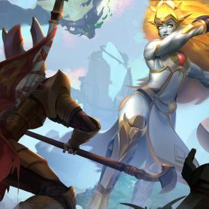 Thumbnail of Legion Commander and Dawnbreaker Digital Art