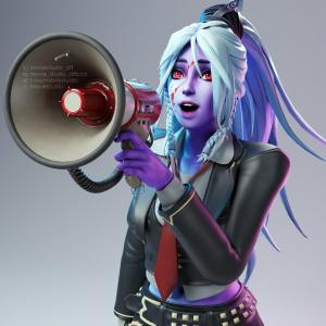 Thumbnail of Drow Ranger SFM 3D Art