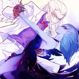 Thumbnail of Skywrath Mage and Vengeful Spirit Digital Art