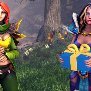 Thumbnail of Crystal Maiden and Windranger SFM 3D Art
