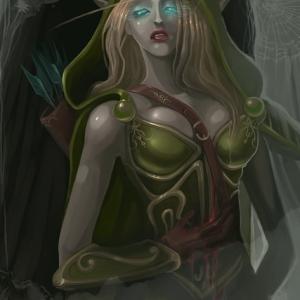 Thumbnail of Bloodseeker and Windranger Digital Art