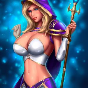 Thumbnail of Crystal Maiden Digital Art