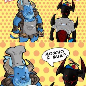 Thumbnail of Shadow Fiend and Spiritbreaker Digital Art