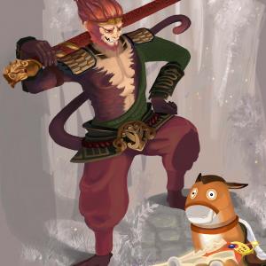 Thumbnail of Monkey King Digital Art