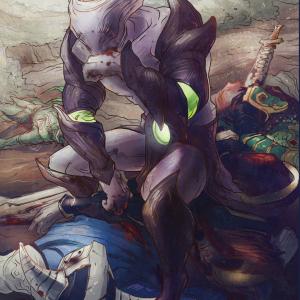 Thumbnail of Faceless Void and Sven Digital Art