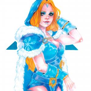 Thumbnail of Crystal Maiden Traditional Art