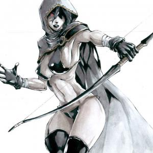 Thumbnail of Drow Ranger Digital Art
