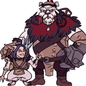 Thumbnail of Meepo and Tuskar Digital Art