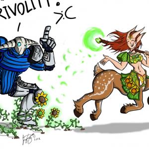 Thumbnail of Enchantress and Sven Digital Art