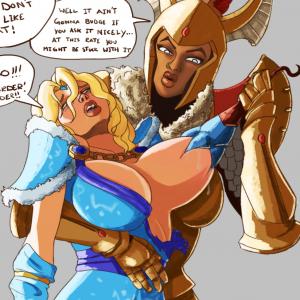 Thumbnail of Crystal Maiden and Legion Commander Digital Art