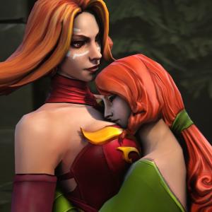 Thumbnail of Lina and Windranger SFM 3D Art