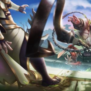 Thumbnail of Invoker and Pudge Digital Art