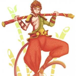 Thumbnail of Monkey King Digital Art