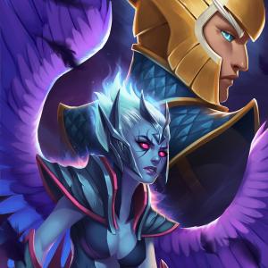 Thumbnail of Skywrath Mage and Vengeful Spirit Digital Art