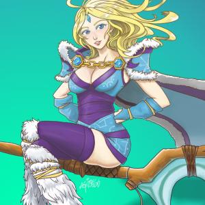 Thumbnail of Crystal Maiden Digital Art