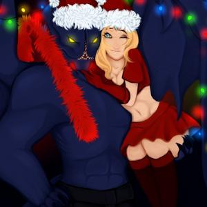 Thumbnail of Crystal Maiden and Night Stalker Digital Art