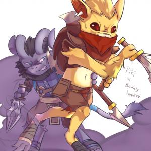 Thumbnail of Bounty Hunter and Rikimaru Digital Art