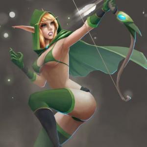 Thumbnail of Windranger Digital Art