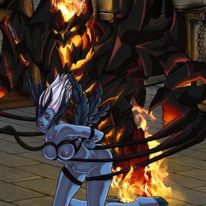 Thumbnail of Shadow Fiend and Vengeful Spirit Digital Art rule 34