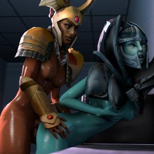 Thumbnail of Phantom Assassin and Legion Commander SFM 3D Art rule 34
