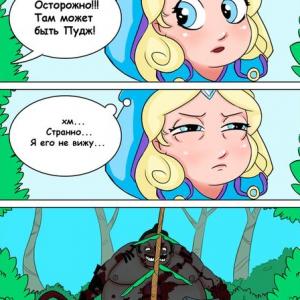 Thumbnail of Crystal Maiden and Pudge Digital Art