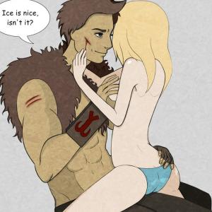 Thumbnail of Crystal Maiden and Juggernaut Digital Art