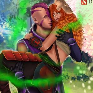 Thumbnail of Anti-Mage and Juggernaut Digital Art