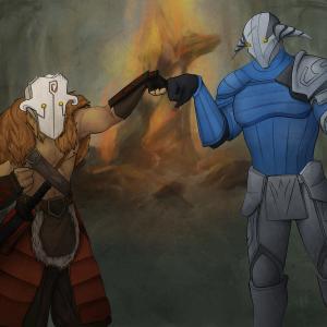 Thumbnail of Juggernaut and Sven Digital Art