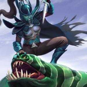 Thumbnail of Phantom Assassin and Tidehunter Digital Art