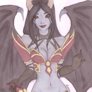 Thumbnail of Queen of Pain Traditional Art