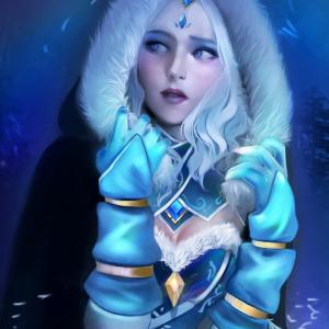 Thumbnail of Crystal Maiden Digital Art