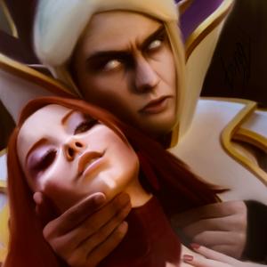 Thumbnail of Lina and Invoker Digital Art