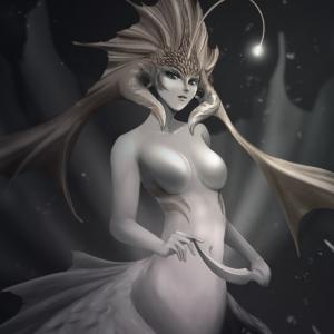 Thumbnail of Naga Siren Digital Art