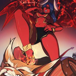 Thumbnail of Brewmaster and Queen of Pain Digital Art