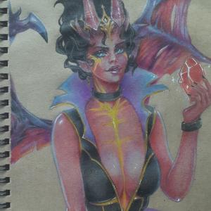Thumbnail of Queen of Pain Traditional Art